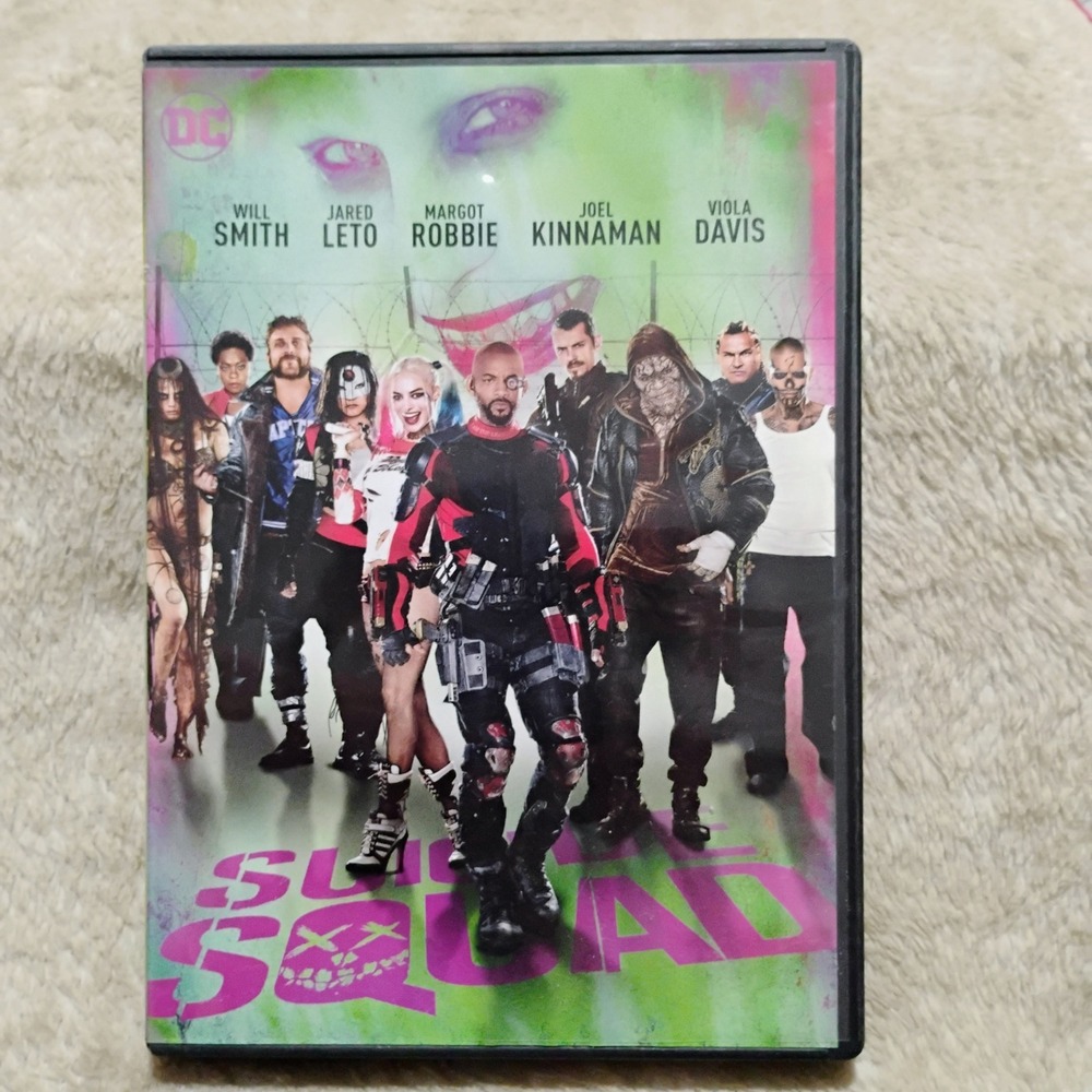 DC Suicide Squad DVD Margot Robbie Jared Leto Will Smith Action Movie DC Comics